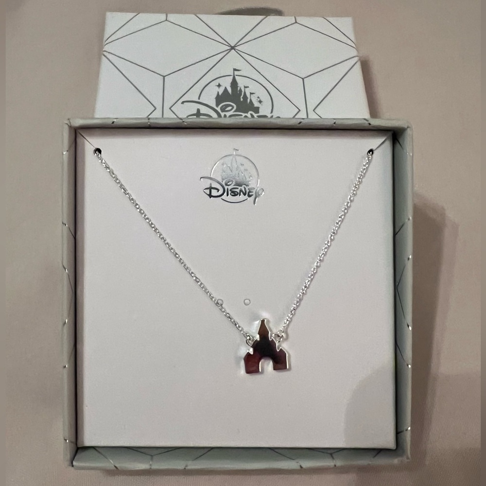 BRAND NEW | Silver Disney Castle Necklace